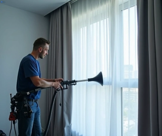 Professional drapes cleaning process tools Matty Curtain Cleaning warringah-nsw